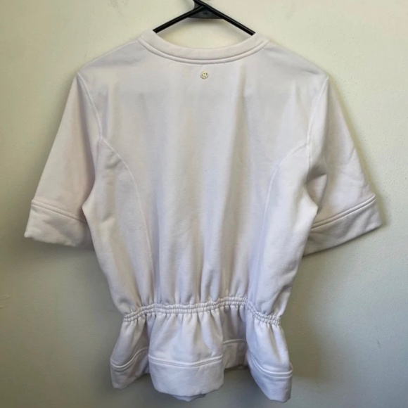 Lululemon Peplum Pullover Neutral Blush - Picture 6 of 8